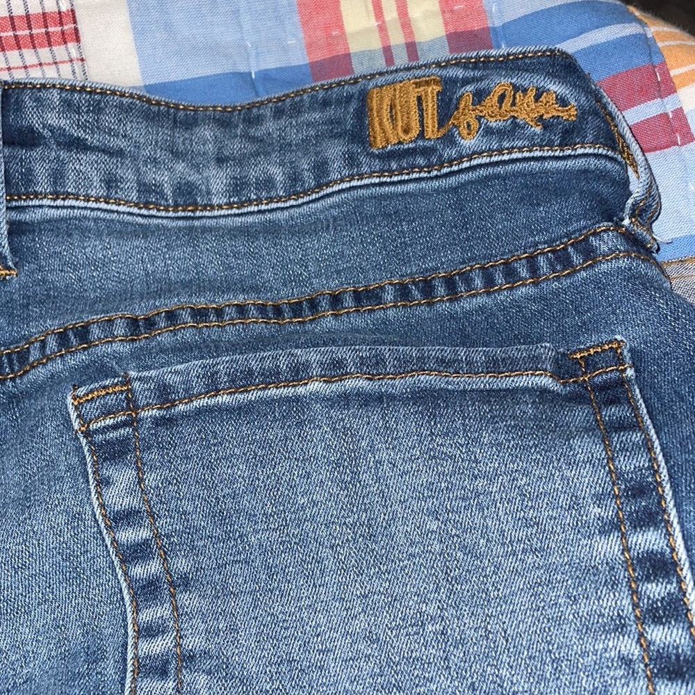 Kut from the Kloth Women's Jeans 12 Straight Leg Med Wash - Picture 8 of 16